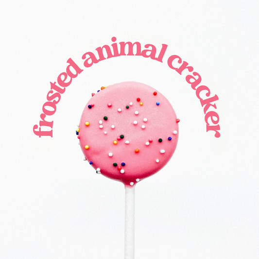 Frosted Animal Cracker Cake Pops (Wholesale)