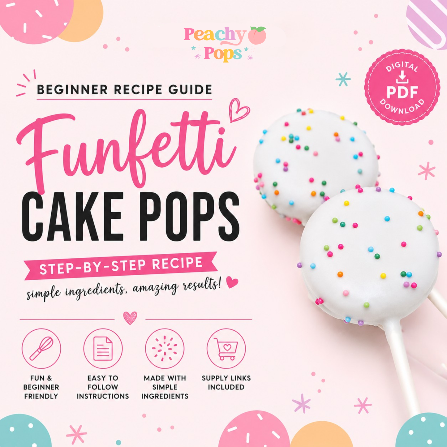 Beginner Funfetti Cake Pop Recipe Guide